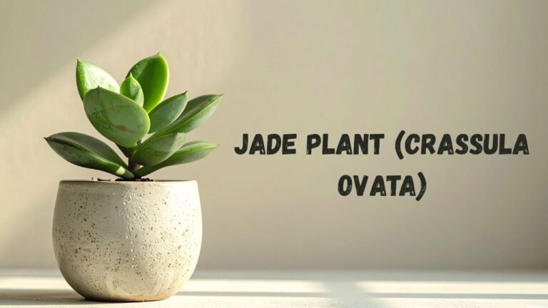 Care of jade plant (Crassula ovata)